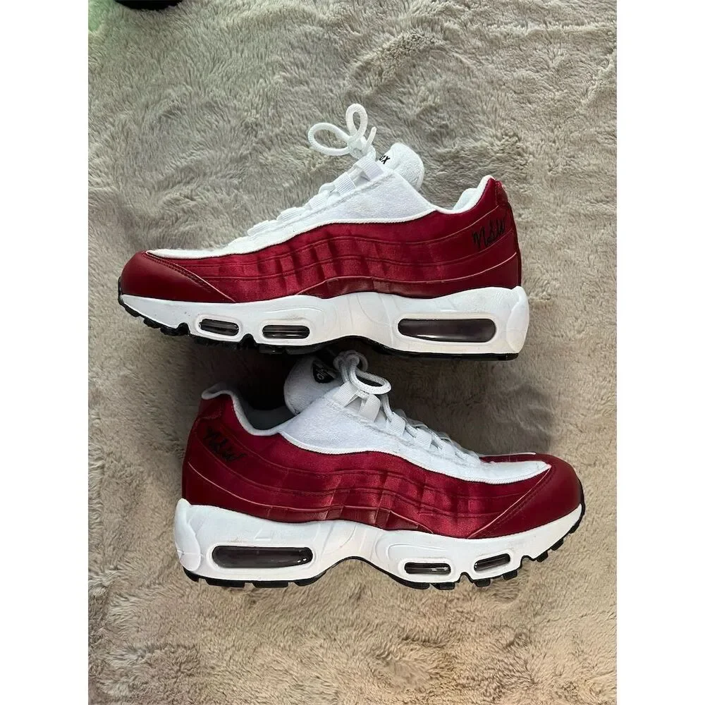 Nike Air Max 95 LX Women's Sneakers Red Size 8.5 Athletic Shoes